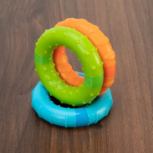Іграшка тактильна Магнітні кільця Fat Brain Toys SillyRings 3 шт. (F269ML) kidis_13672 фото