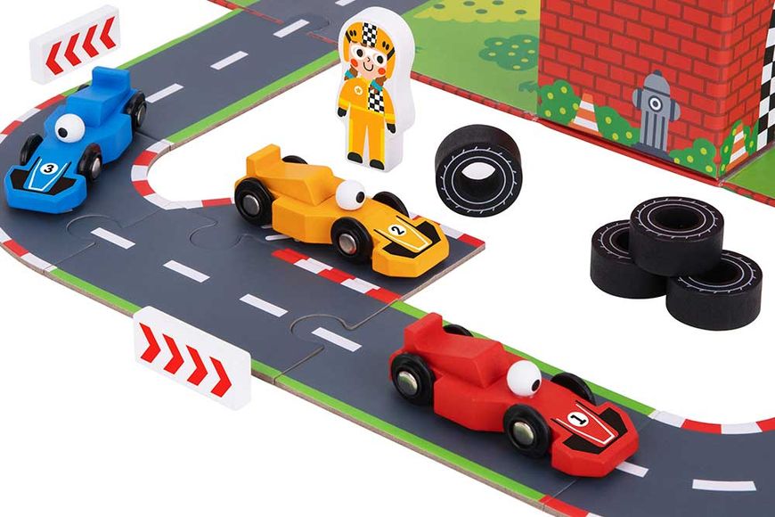 Ігровий набір Автоперегони з аксесуарами Tooky toy 900272 фото