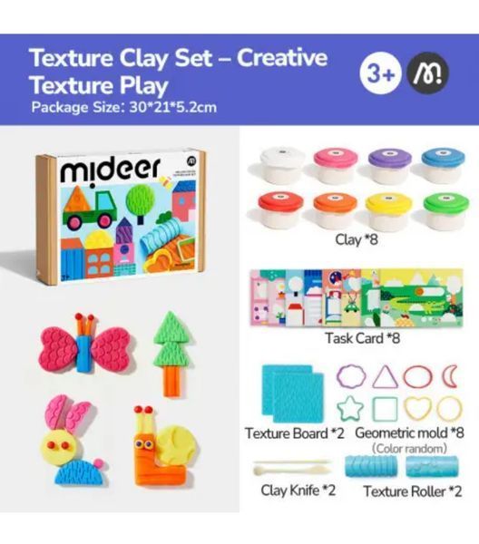Набір для ліплення Набір для гри з текстурою Mideer toys 1100863 фото