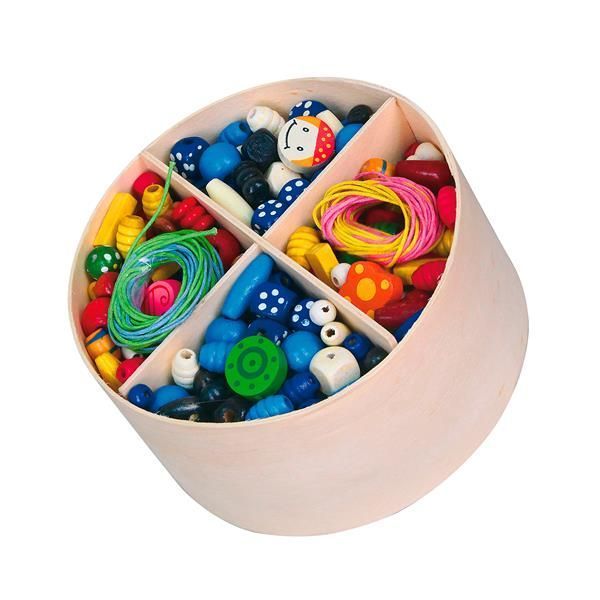 Набір для творчості Viga Toys Дерев'яні намистини (56002) kidis_9525 фото