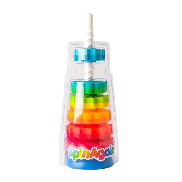 Пірамідка гвинтова тактильна Fat Brain Toys SpinAgain (F110ML) kidis_13620 фото