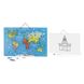 Магнітний пазл Viga Toys Карта світу з маркерной дошкою українською мовою (44508) kidis_11835 фото 3