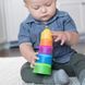 Пірамідка тактильна Чашки Fat Brain Toys dimpl stack (F293ML) kidis_13680 фото 1