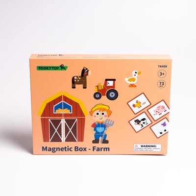 Магнітна книга Ферма Tooky Toy 900279 фото