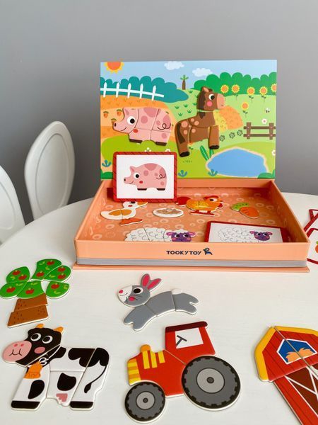 Магнітна книга Ферма Tooky Toy 900279 фото