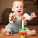 Пірамідка-спінер тактильна Fat Brain Toys MiniSpinny (F134ML) kidis_13626 фото 4