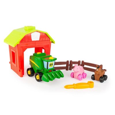 Ігровий набір-конструктор John Deere Kids Збери трактор із загоном (47210) kidis_14105 фото