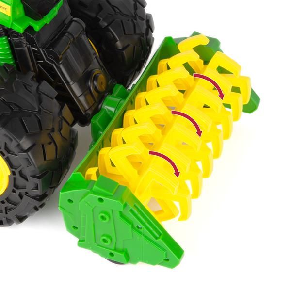 Іграшковий комбайн John Deere Kids Monster Treads з молотаркою і великими колесами (47329) kidis_14113 фото