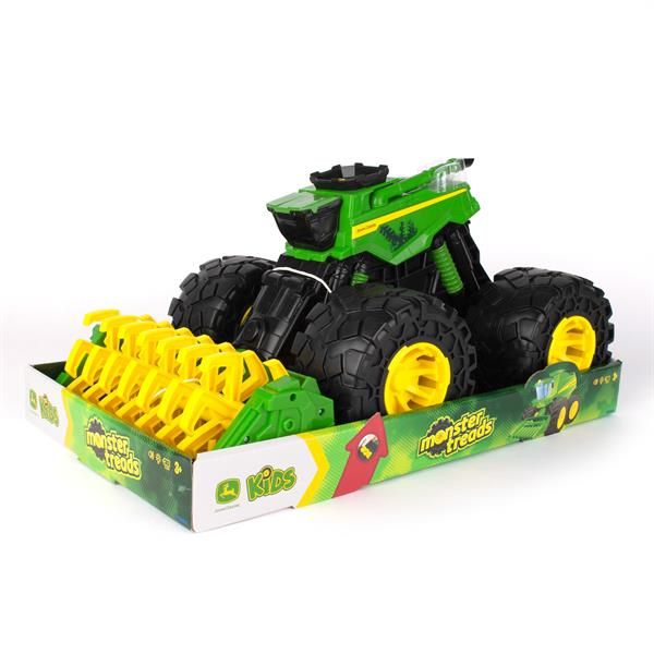 Іграшковий комбайн John Deere Kids Monster Treads з молотаркою і великими колесами (47329) kidis_14113 фото