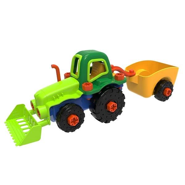 Конструктор Edu-Toys Трактор з інструментами (JS030) kidis_2643 фото