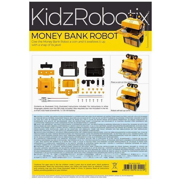 Робот-скарбничка своїми руками 4M (00-03422) kidis_8488 фото