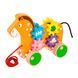 Дерев'яна каталка Viga Toys Коник із шестерінками (50976) kidis_633 фото 1