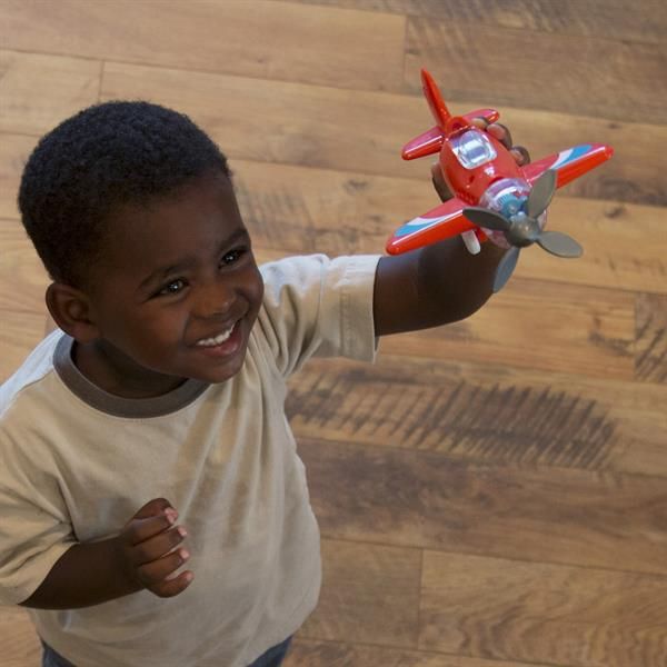 Іграшковий літак Крутись пропелер Fat Brain Toys Playviator червоний (F2261ML) kidis_13690 фото