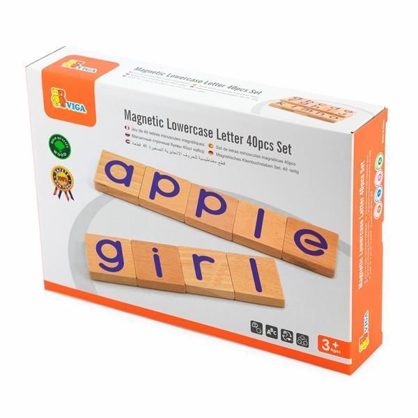 Набір магнітних літер Viga Toys Малі 40 шт. (50590) kidis_2376 фото