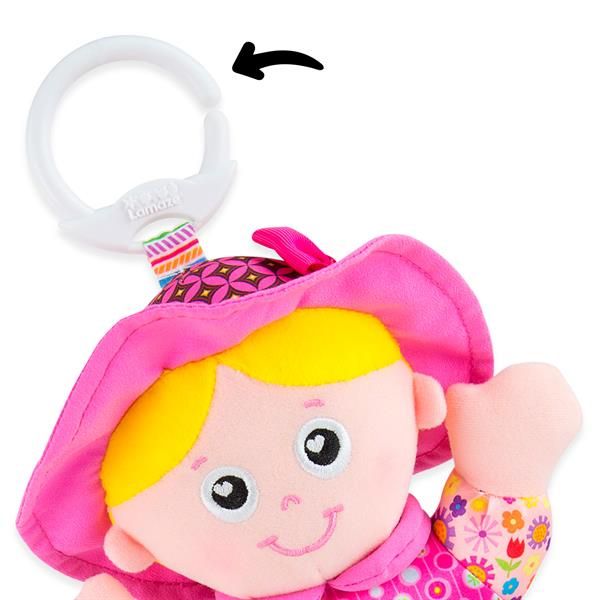 М'яка іграшка-підвіска Lamaze Лялька Емілі з брязкальцем (L27026) kidis_14176 фото