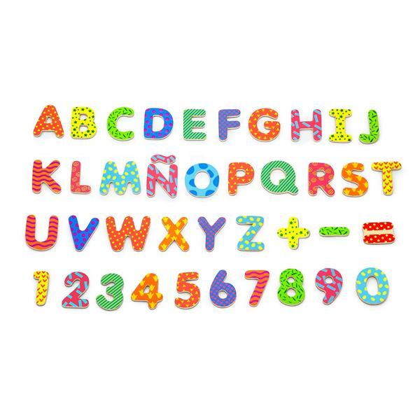 Набір магнітних літер і цифр Viga Toys 77 шт. (59429) kidis_1969 фото