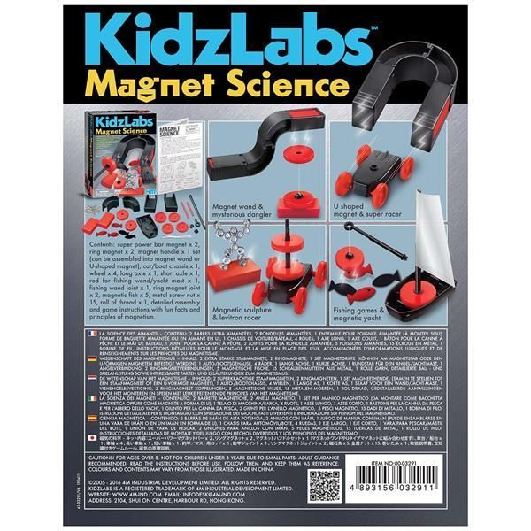 Набір для 10 дослідів із магнітами 4M (00-03291) kidis_9340 фото