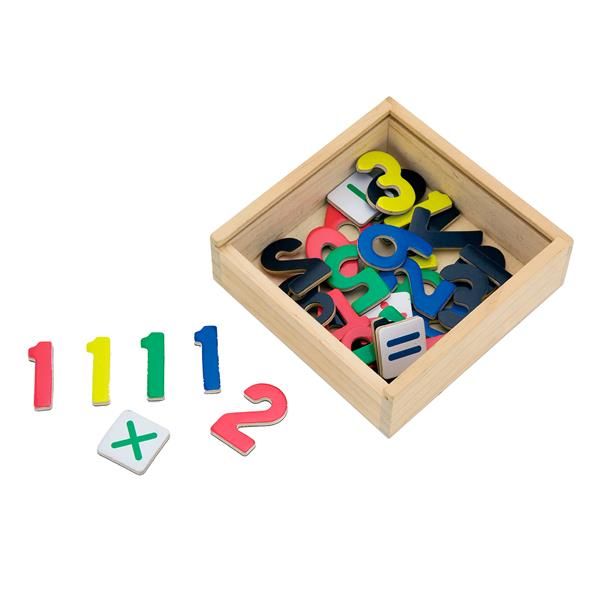 Набір магнітних цифр і знаків Viga Toys 37 шт. (50325) kidis_2013 фото
