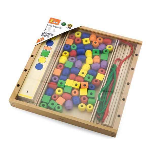 Навчальний набір Viga Toys Шнурівка логіка (56182) kidis_415 фото
