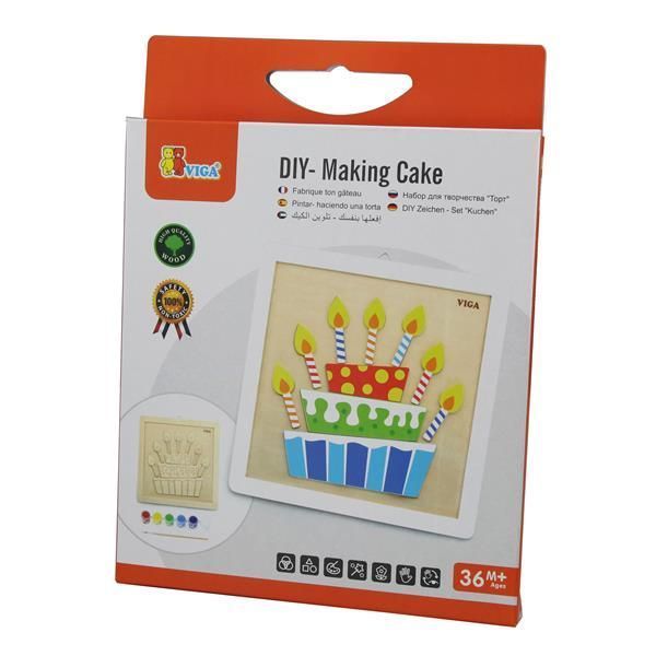 Набір для творчості Viga Toys Картина власноручно Торт (50684) kidis_862 фото