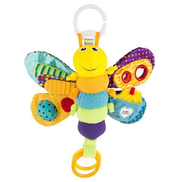 М'яка іграшка-підвіска Lamaze Метелик із прорізувачем і пискавкою (L27024) L27024 фото