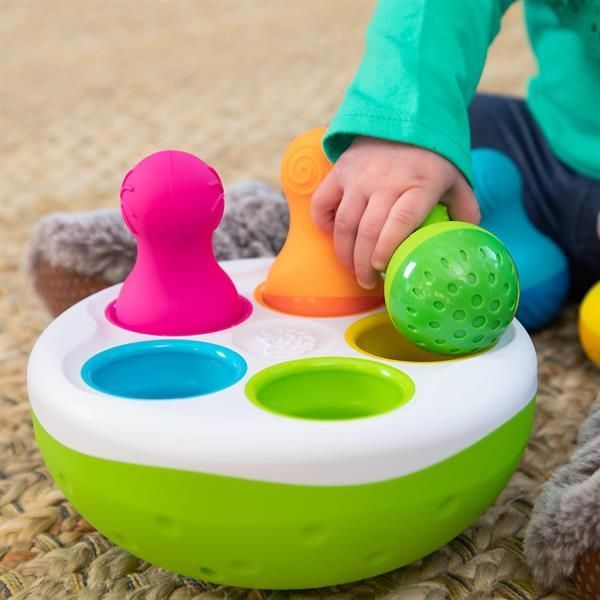 Сортер-балансир Неваляшки Fat Brain Toys Spinny Pins (F248ML) kidis_13666 фото