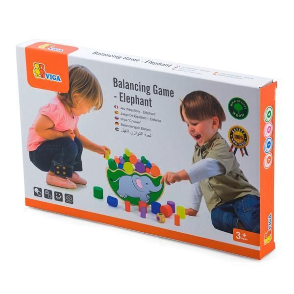 Дерев'яна гра-баланс Viga Toys Слоник (50390) kidis_574 фото