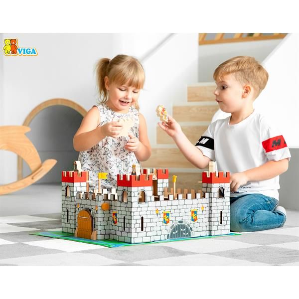 Дерев'яний ігровий набір Viga Toys Іграшковий замок (50310) kidis_2322 фото