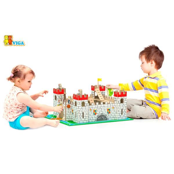 Дерев'яний ігровий набір Viga Toys Іграшковий замок (50310) kidis_2322 фото