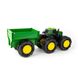 Іграшковий трактор John Deere Kids Monster Treads із причепом і великими колесами (47353) kidis_14114 фото 5