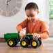 Іграшковий трактор John Deere Kids Monster Treads із причепом і великими колесами (47353) kidis_14114 фото 8