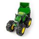 Іграшковий трактор John Deere Kids Monster Treads із причепом і великими колесами (47353) kidis_14114 фото 2