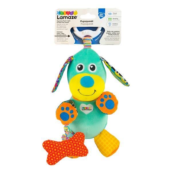 М'яка іграшка-підвіска Lamaze Собачка зі звуком (L27023) L27023 фото