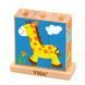 Дерев'яні кубики-пірамідка Viga Toys Звірята (50834) kidis_927 фото 1
