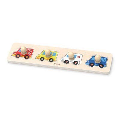 Дерев'яна рамка-вкладиш Viga Toys Спецмашини (44535) kidis_9122 фото