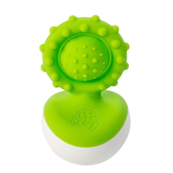 Прорізувач-неваляшка Fat Brain Toys dimpl wobl зелений (F2173ML) kidis_13688 фото