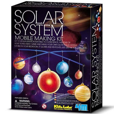 Підвісний макет Сонячної системи (світиться в темряві) 4M (00-03225) kidis_9322 фото