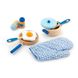 Дитячий кухонний набір Viga Toys Іграшковий посуд із дерева блакитний (50115) kidis_903 фото 3