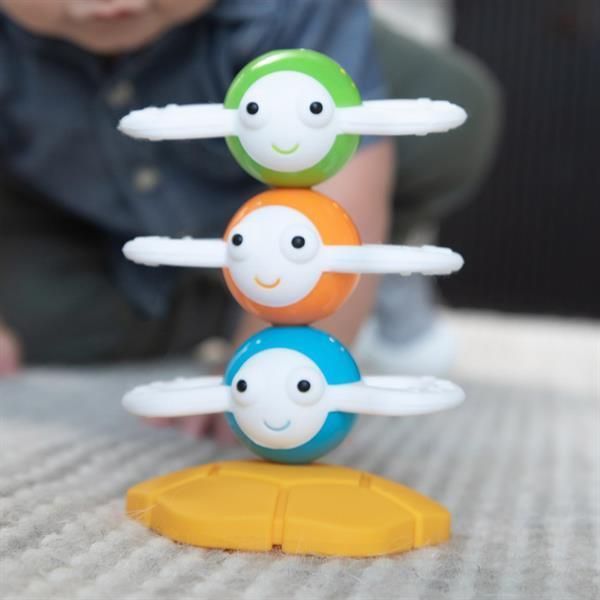 Магнітна пірамідка Веселі бджілки Fat Brain Toys Dizzy Bees (F294ML) kidis_13681 фото