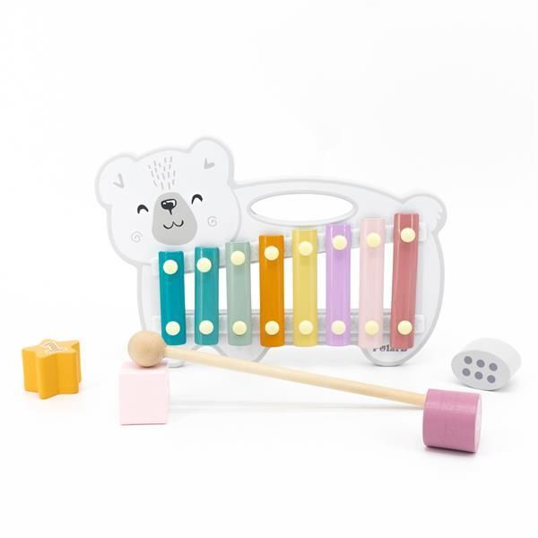 Музична іграшка Viga Toys PolarB Ксилофон-ведмедик (44026) kidis_9091 фото