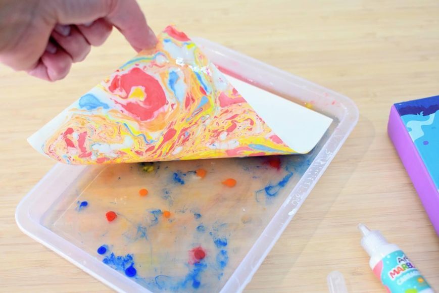 Tookyland Набір для малювання на воді Marbling Kit. Набір для марморирования 100124 фото