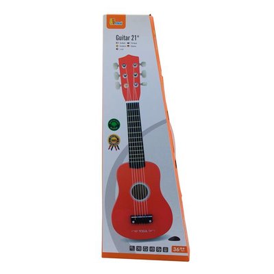 Музична іграшка Viga Toys Гітара червоний (50691) kidis_851 фото