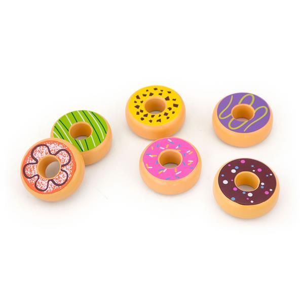 Іграшкові продукти Viga Toys Дерев'яні пончики (51604) kidis_2415 фото