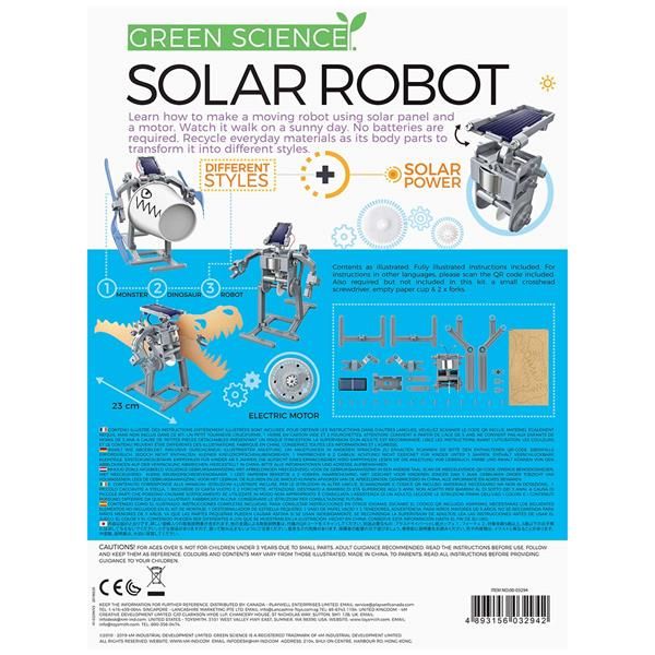 Робот на сонячній батареї своїми руками 4M (00-03294) kidis_9302 фото