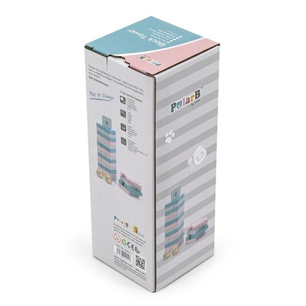 Дерев'яна настільна гра Viga Toys PolarB Дженга (44011) kidis_9425 фото