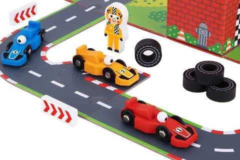 Купити Ігровий набір Автоперегони з аксесуарами Tooky toy 900272 в