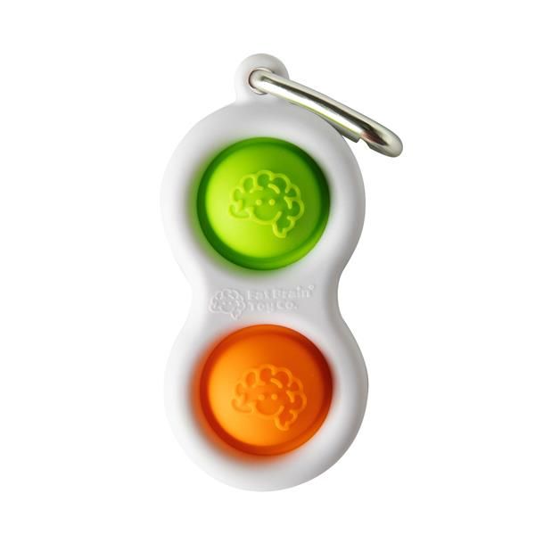 Тактильний антистрес-брелок Кнопки Fat Brain Toys Simpl Dimpl 4 кольори в асорт. (F2111ML) kidis_13656 фото