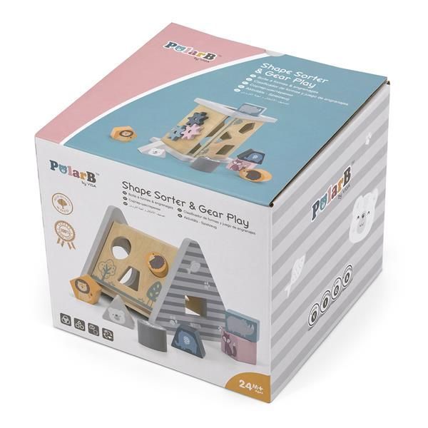 Дерев'яний сортер Viga Toys PolarB Розвиток 5 в 1 (44007) kidis_2452 фото