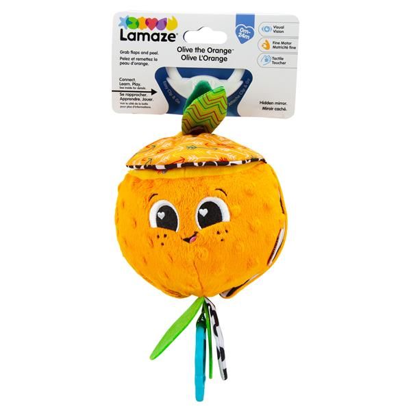 М'яка іграшка-підвіска Lamaze Апельсинка з прорізувачем (L27384) kidis_14201 фото